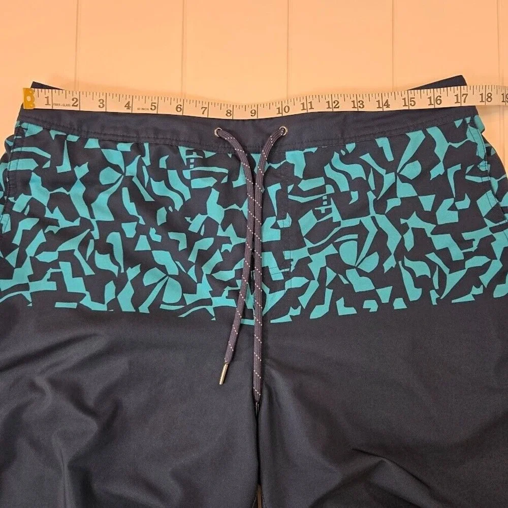 Fair Harbor‎ Men's Size XXL The Ozone Swim Trunks Blue Moma Lined Shorts